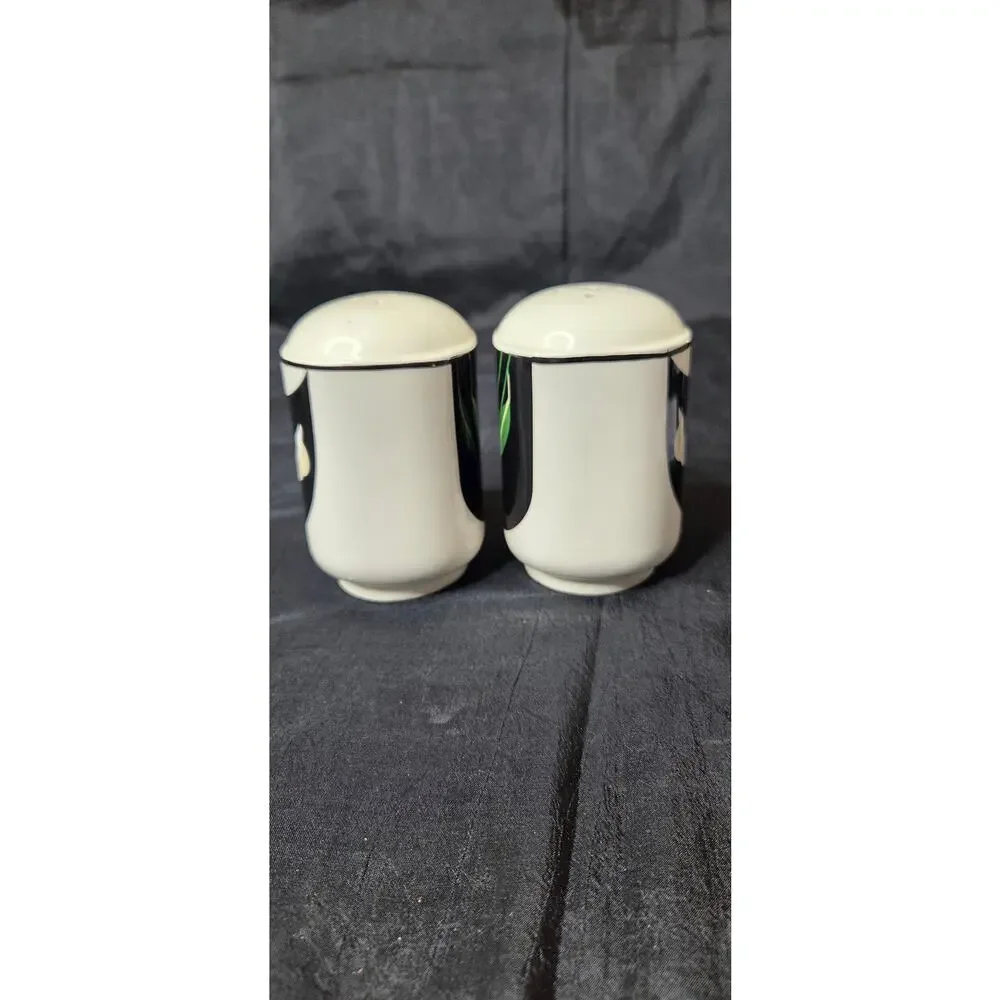 Vintage Sanyo Quadrille Lily Salt & Pepper